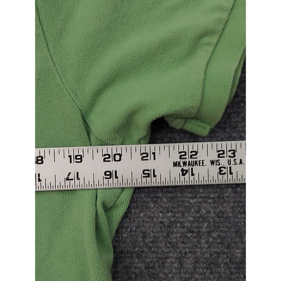 Vtg Polo Ralph Lauren Shirt Mens Large Green Blue Pique Pony golf Lot of 2 - Picture 10 of 16